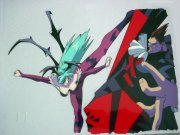 This is a decent cel of Morrigan, Ironically she's not my favorite character of the series but I kinda wanted a Cel of her and Demitri.  Felicia is next on my list
